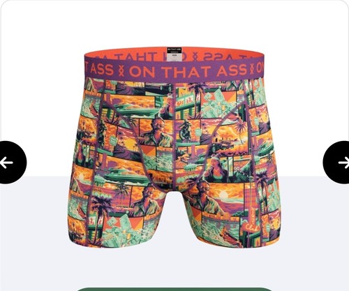 Boxer shorts that - on,